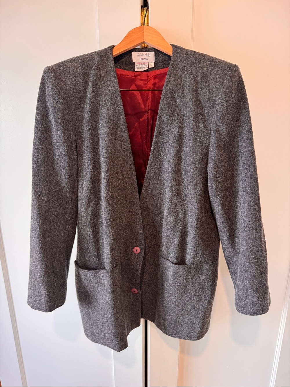 Vintage Calvin Klein Studio Blazer Sz 6